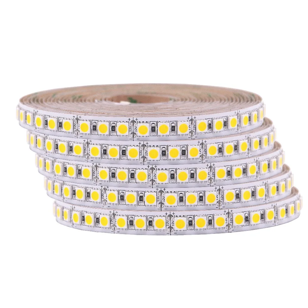 SMD 5050 RGB Светодиодная лента 5 м 600 светодиодный DC 12 В не водонепроницаемый Fita