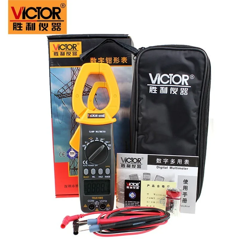 Оригинал VC6056E цифровой амперметр AC/DC 1000A зажим | Инструменты