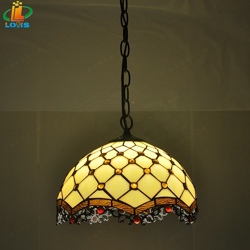 Европейская подвеска с бусинами из кристаллов Тиффани античное стекло сеть