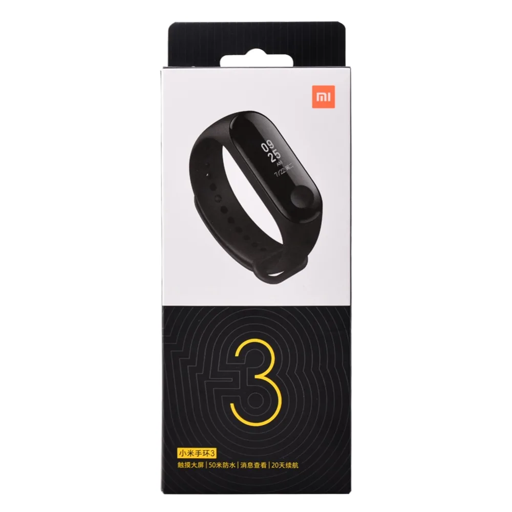 Xiaomi mi Band 4 Global language mi Band 3 фитнес-браслет AMOLED цветной экран 50 м Swi mi ng водонепроницаемый пульсометр