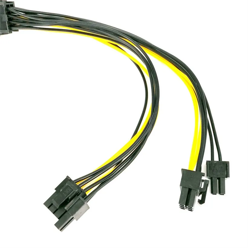 Расширенные Компьютерные аксессуары 2018 новинка 25 см PCI e 8 контактный двойной