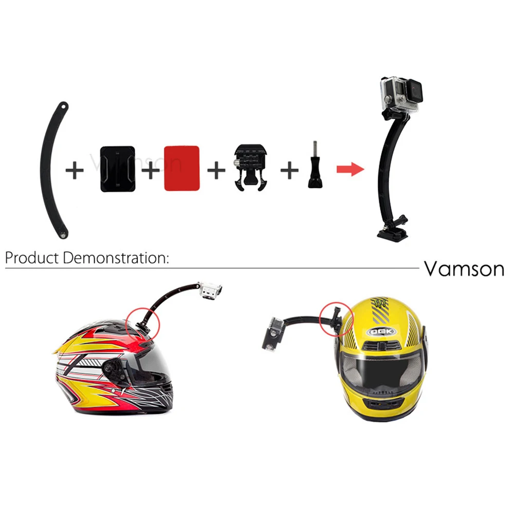 Набор аксессуаров Vamson для Gopro Hero7 6 5 4 сумка хранения нагрудный ремень адаптер Xiaomi