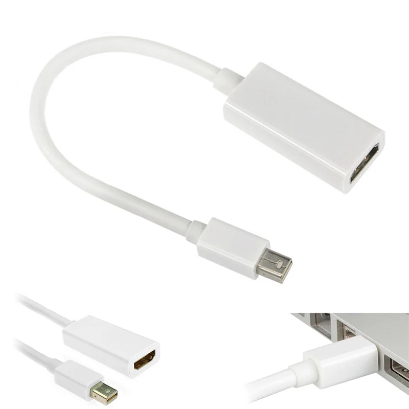 Mini Displayport to HDMI AV HDTV Кабель адаптер 4K для MacBook PowerBook DP V1.2 GDeals|mini displayport hdmi|displayport