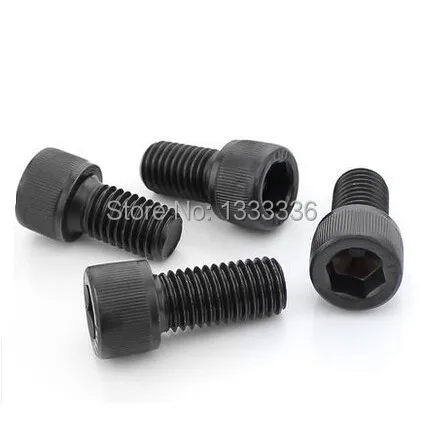 60 шт. M5 серия Шестигранная головка колпачок винт черный 12 9 класс аксессуары