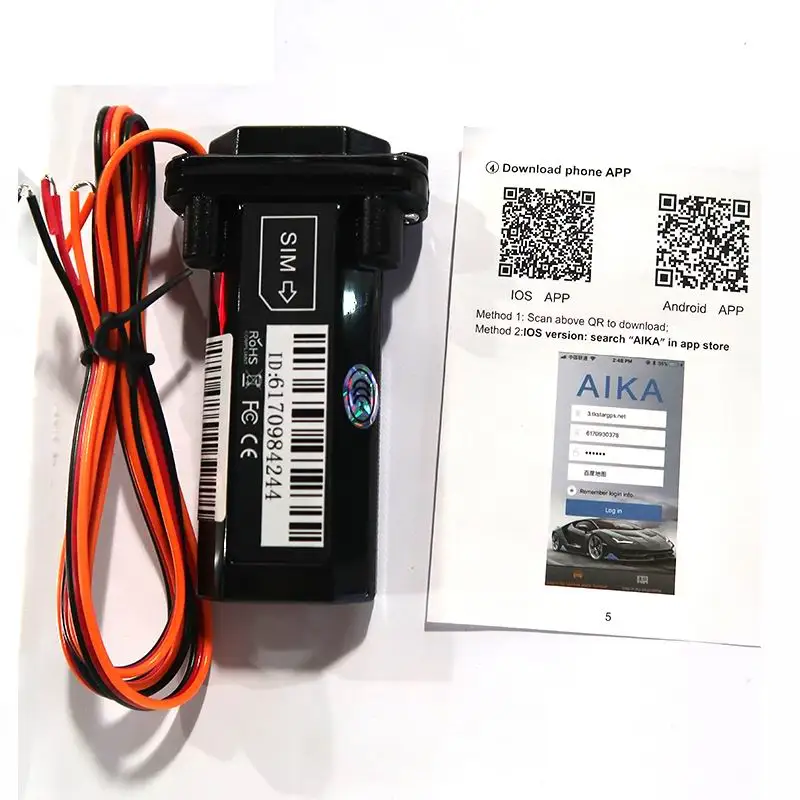GT02 GPS Tracker Vehicle Tracking Device Waterproof Motorcycle Mini GSM SMS Locator Real Time LBS | Автомобили и мотоциклы