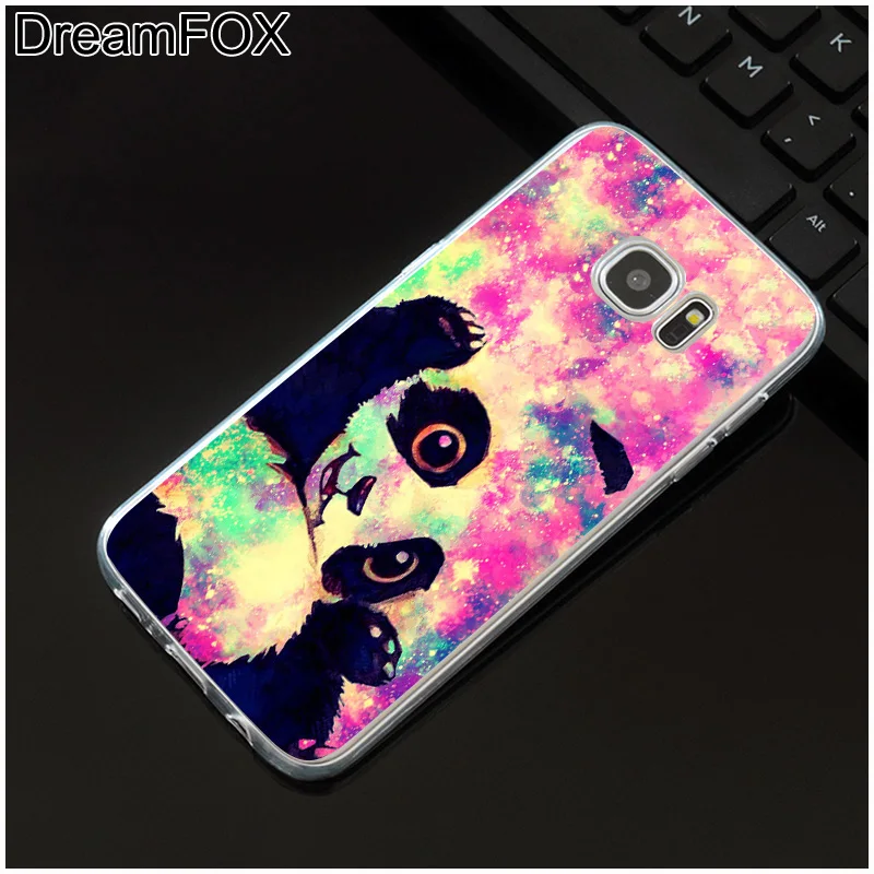DREAMFOX M200 животное панда из мультфильма Мягкий ТПУ силиконовый чехол для Samsung Galaxy S5