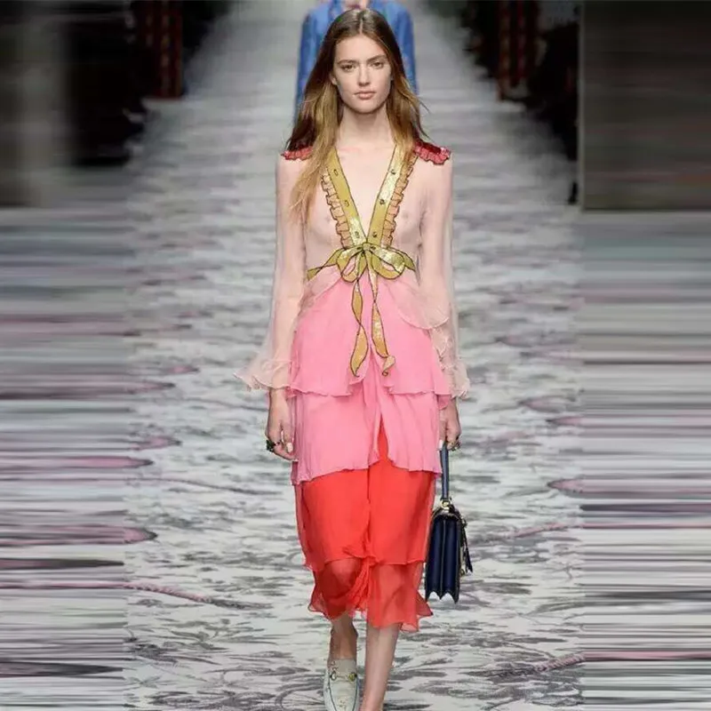 Ameision BOHO пляжное летнее сексуальное длинное платье с глубоким v-образным вырезом