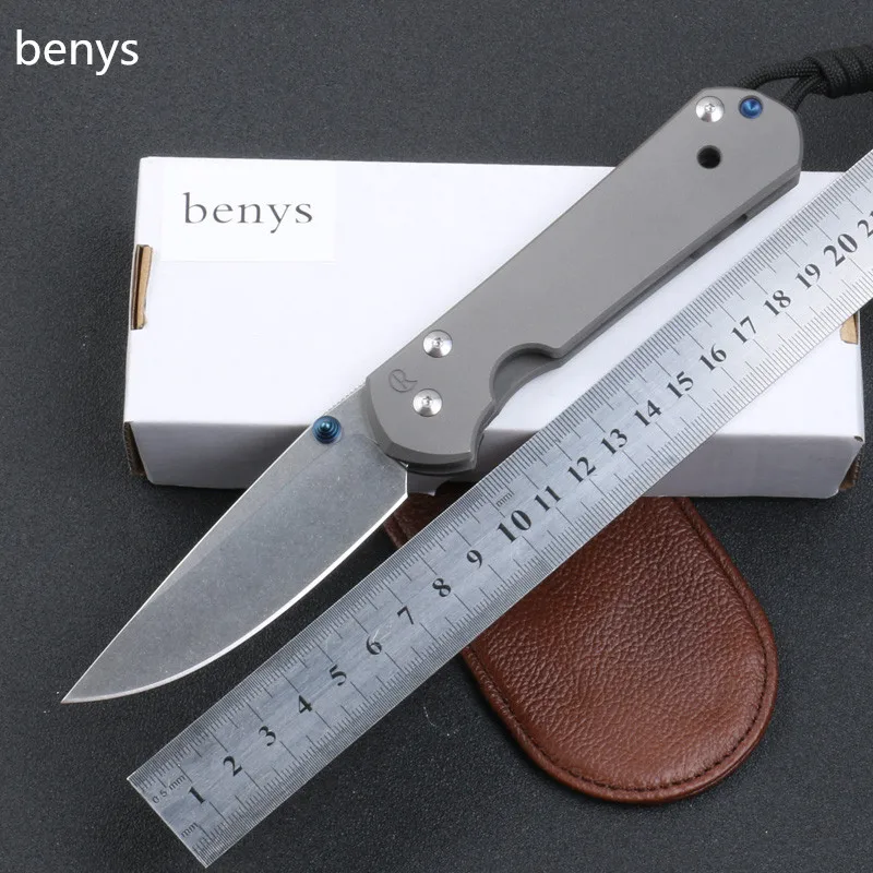 Складной нож benys Great 21 D2 TC4 с титановой ручкой карманный инструмент для выживания