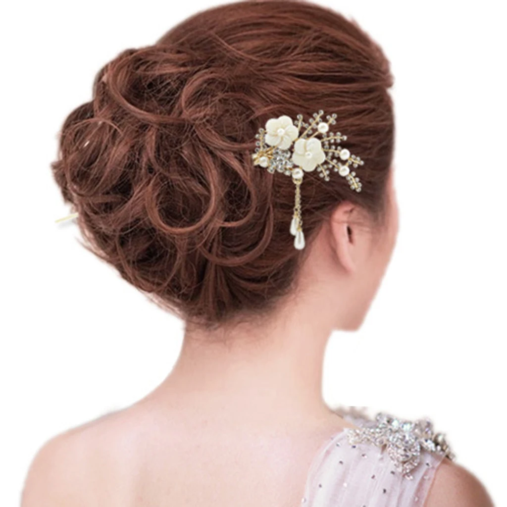 Модные стильные заколки для волос Винтажные с кисточкой женщин привлекательные