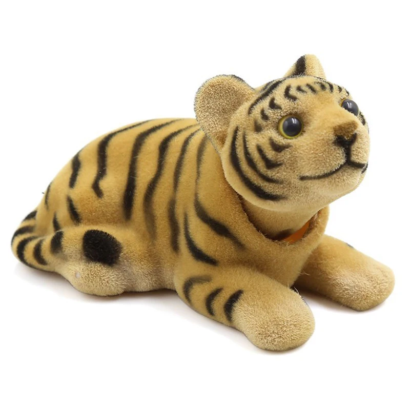 Декоративная собачка в форме тигра|nodding dog|bobbing headdog nods |