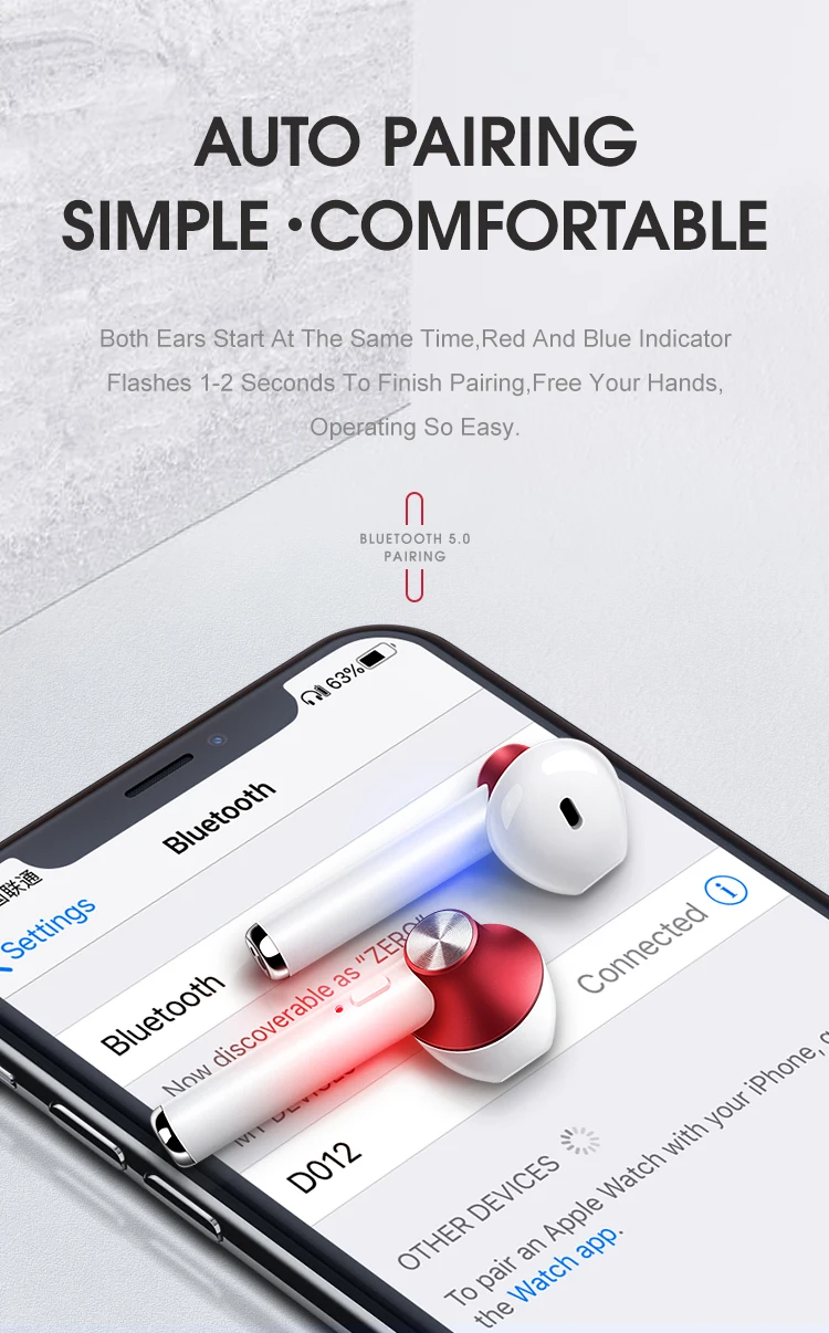 TWS 5,0, bluetooth, вкладыши, наушники, беспроводная гарнитура, беспроводные наушники, водонепроницаемые, с микрофоном, свободные руки, вкладыши для iphone