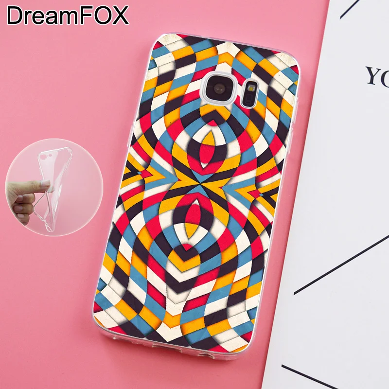 DREAMFOX K057 Мягкий ТПУ силиконовый чехол для samsung Galaxy Note S 6 7 8 9 Edge Plus Grand Prime |