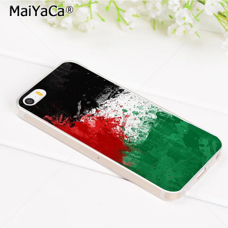 MaiYaCa Palestine Flags Новый разноцветный Роскошный чехол для телефона iPhone 8 7 6 6S Plus X 5 5S SE