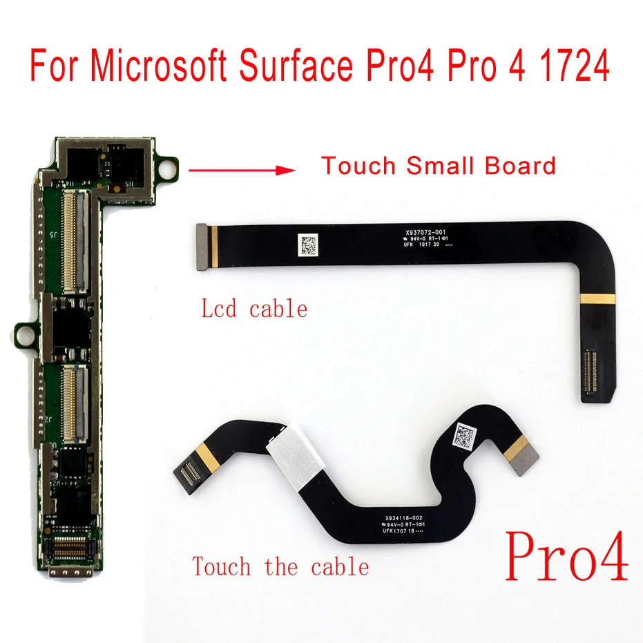 AAA + кабель для Microsoft Surface Pro4 1724 Touch LCD гибкий Разъемы маленькая плата PRO 4 |