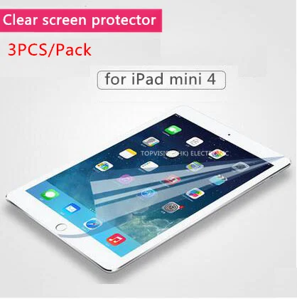 3 шт./упак. Высококачественная Защитная пленка для передней панели ipad mini 4