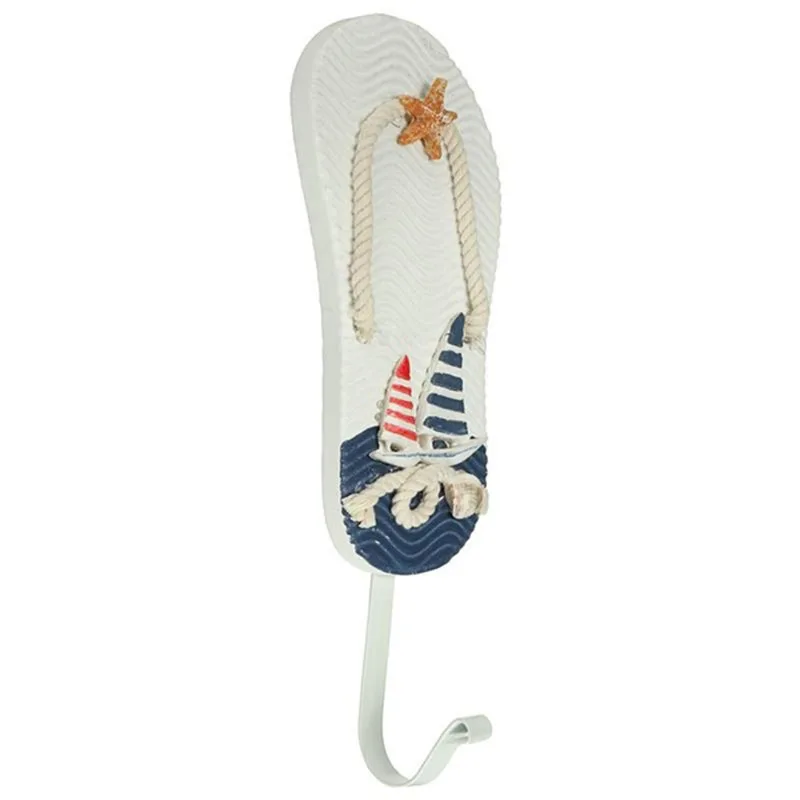 Бесплатная доставка настенные крючки в средиземноморском стиле шлепанцы форме