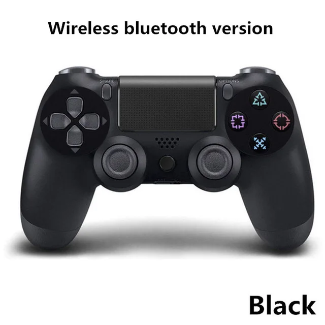 BLACK Дропшиппинг беспроводной Bluetooth геймпад для PS4 контроллер подходит для playstation 4 консоль для playstation 4 джойстик - Цвет: BLACK