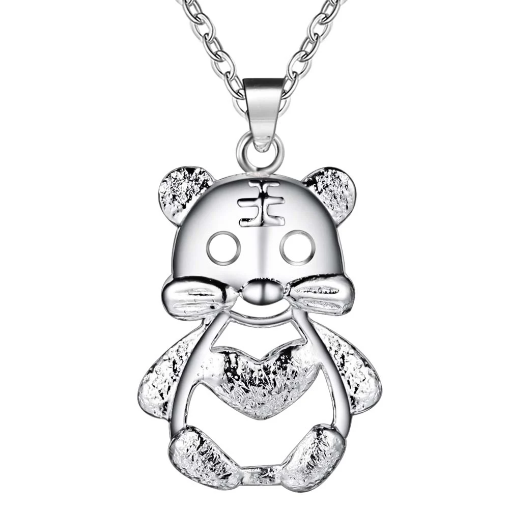 Оптовая продажа Очаровательные Подвески из серебра для женщин модные ювелирные