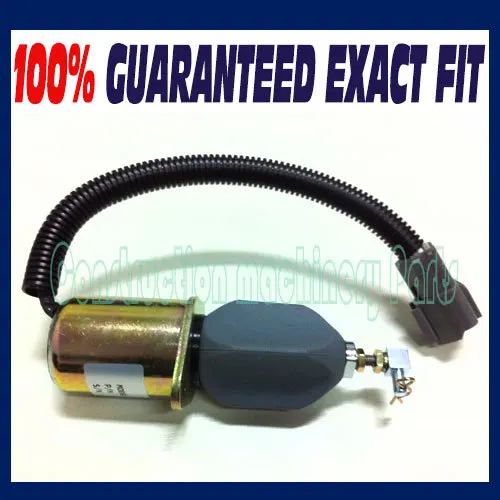 1751ES-24A3UC12B1S Fuel Shutdown Solenoid For Hyundai Excavator R60-5 Yanmar | Generator Parts &amp Accessories
