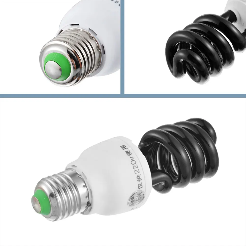 220V E27 15-40 Вт ультрафиолетовая лампа UV светильник лампы CFL светильник лампа Спиральные энергосберегающие черный светильник фиолетовый лампы светильник ing