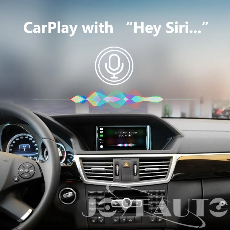 Joyeauto беспроводная Apple Carplay для Mercedes E Class C207 2011- NTG4.5/NTG4.7 Модифицированная Поддержка камеры заднего вида