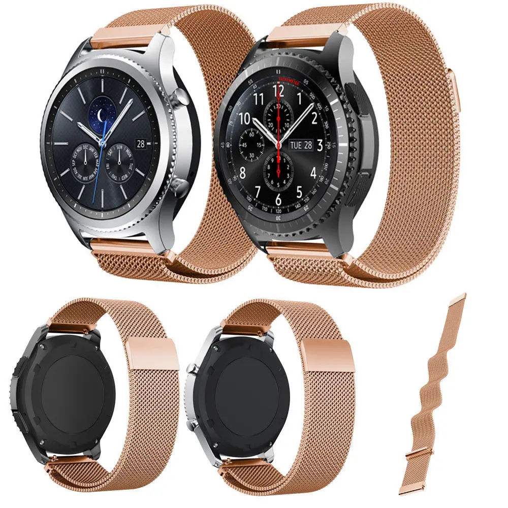 Ремешок DAHASE ML для часов Samsung Gear S3 Классический ремешок Frontier из нержавеющей стали с