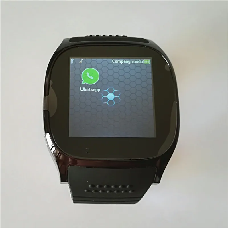 T8 Bluetooth Смарт часы с камерой музыкальный плеер Facebook Whatsapp Синхронизация SMS Smartwatch поддержка SIM TF карта для Android PK DZ09