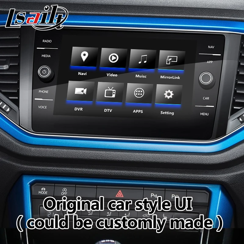 Андроид/carplay интерфейсный блок для Volkswagen T ROC 6 5 8 9 2 &quotОткройте себя pro MQB MIB MIB2 видео
