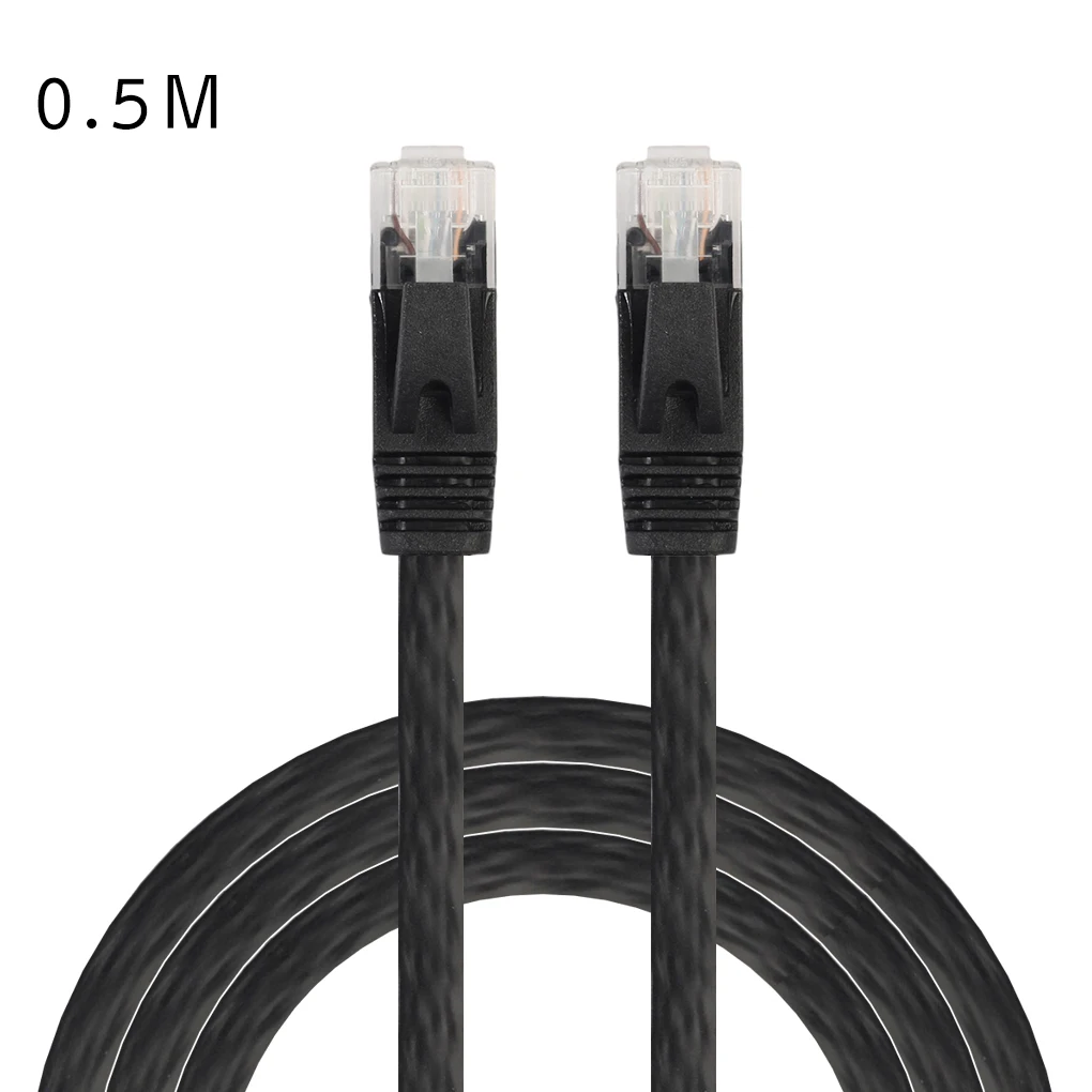 Универсальный 0 5/1 м Ethernet кабели Плоский CAT6 UTP модем маршрутизатор RJ45 золотой