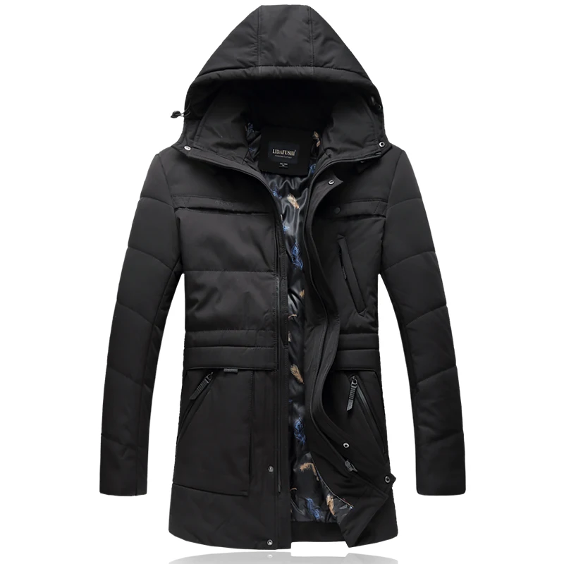LONMMY 6XL 7XL зимняя куртка мужская парка длинная Стильная утепленная куртка с капюшоном из искусственного меха пальто Мужская Повседневная Верхняя одежда Новинка
