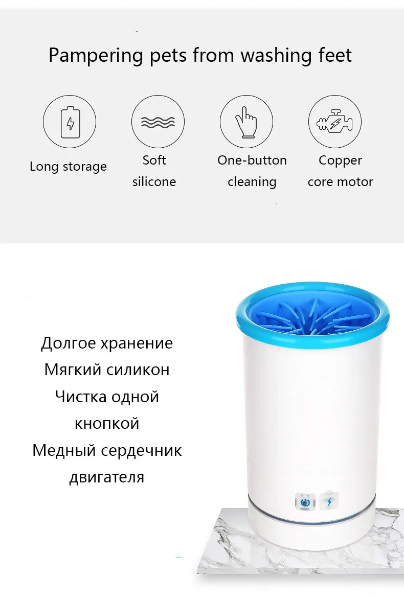 Автоматическая мягкий силиконовый для питомца щенка кота стопы Коготь Paw стирка