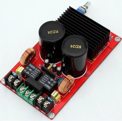 Плата усилителя AC18V к AC24V 2*120W TDA8950 (схема защиты динамика UPC1237) |Усилители мощности|