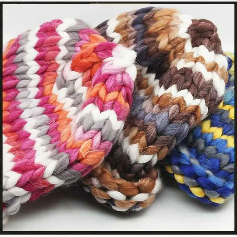 500g/Bag Special Thick Iceland Korea Wool DIY Hat Line Sweater Blanket Yarns Hand Knitted Coarse Crochet Yarn For Knitting | Дом и сад