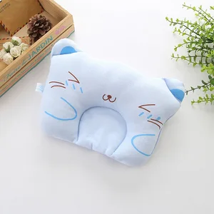 Подушка хлопковая прямоугольная в форме животного, для новорожденных, 3 цвета, От 0 до 1 года