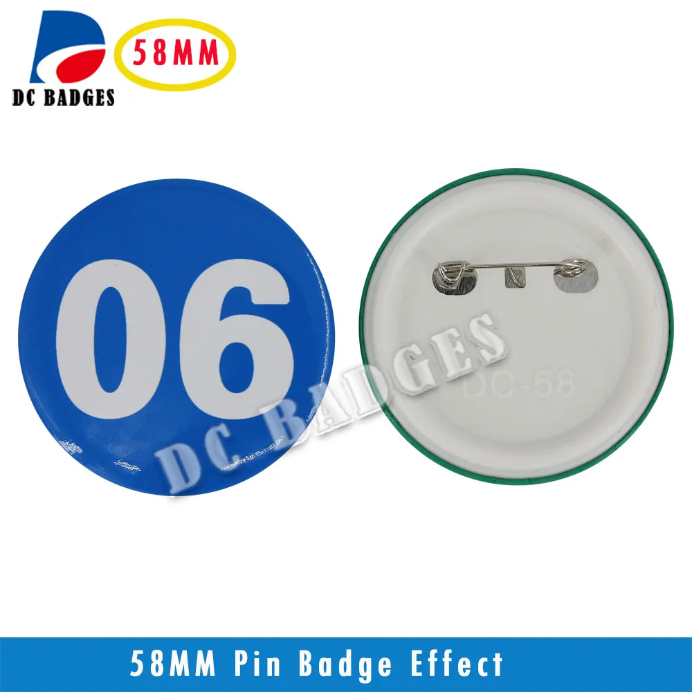 1000 комплектов новые профессиональные пластиковые детали для кнопок 2-1/4 дюйма (58