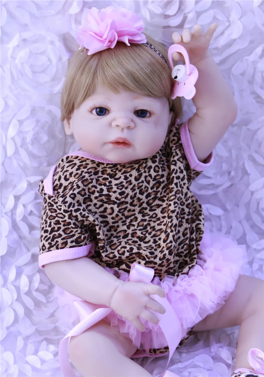 Кукла реборн силиконовая 55 см Реалистичная для девочек|baby girl doll toy|doll toysgirl toy |