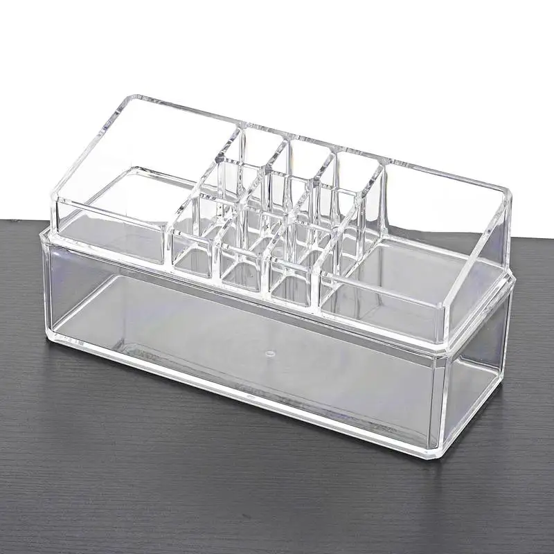Makeup Organizer Box Acrylic Storage Rangement Maquillage Transparent Case Desktop Display New | Дом и сад