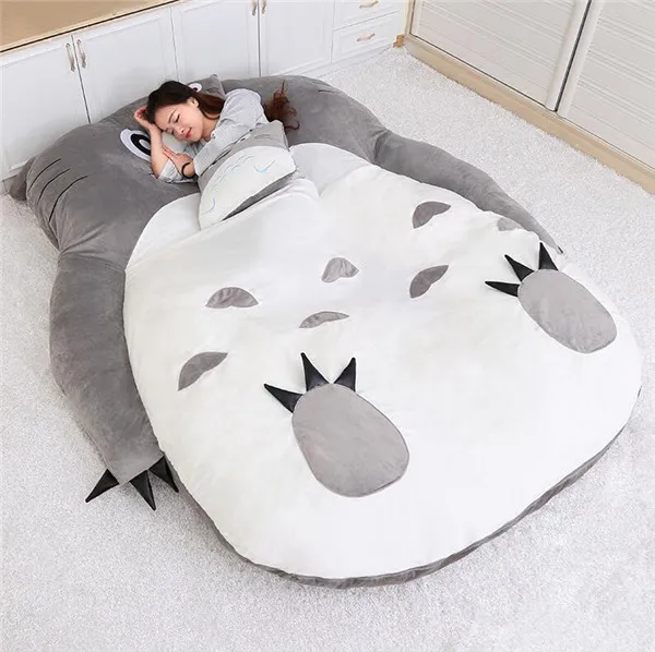 Мой сосед Тоторо татами спальный двойной кровать Beanbag диван для Audlt теплый мультфильм Тоторо татами спальный мешок матрас