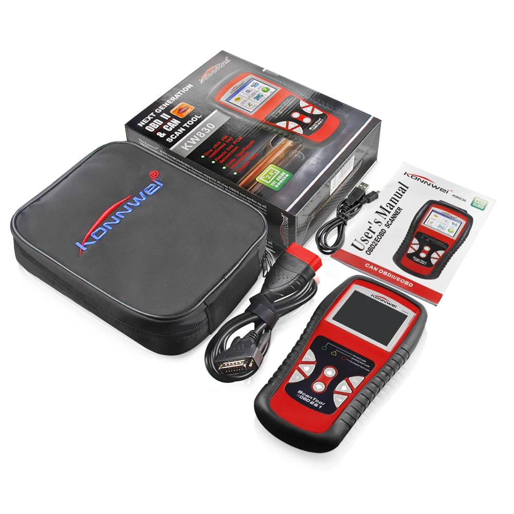 Цена по прейскуранту завода OBDII EOBD CAN Сканер Инструмент KW830 автоматический