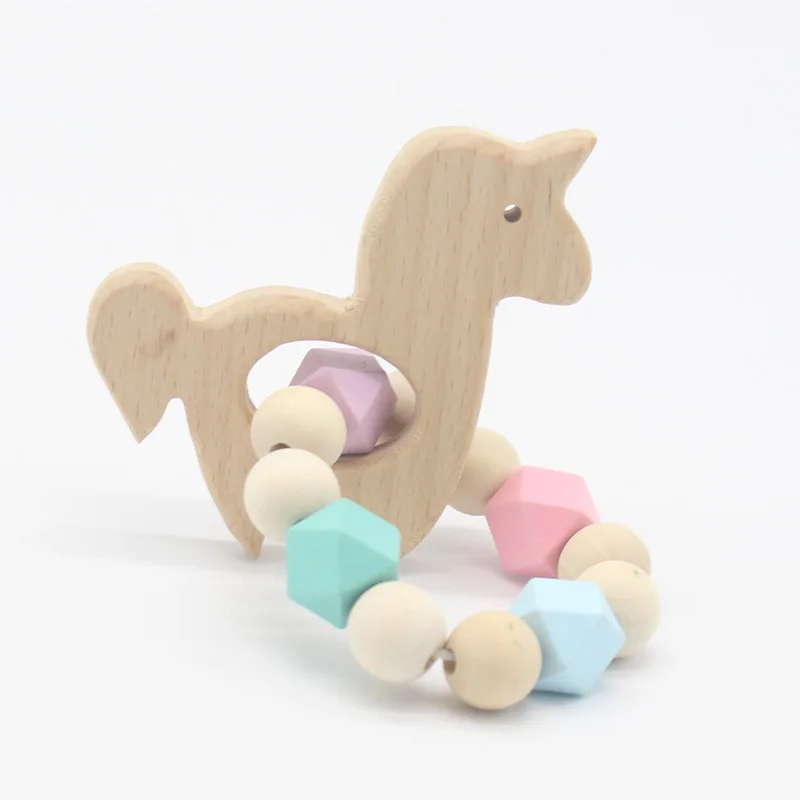 Новая распродажа для браслетов младенцев деревянный Прорезыватель зубов