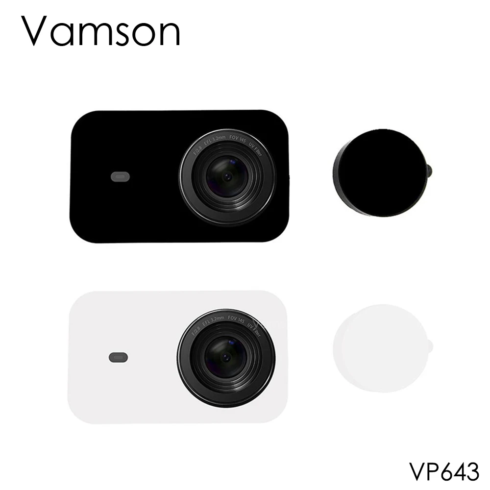 

Силиконовый мягкий чехол Vamson для xiaomi MIJIA, защитный корпус для камеры Mijia 4K Accessories-VP643
