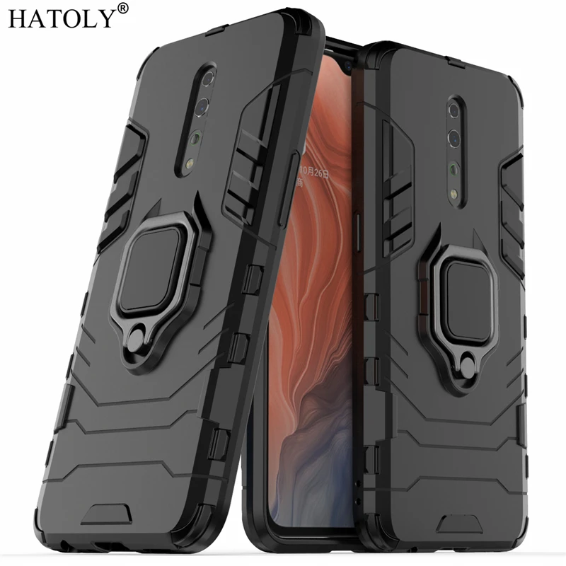 HATOLY для OPPO Reno Z чехол телефона силиконовый резиновый твердый бронированный
