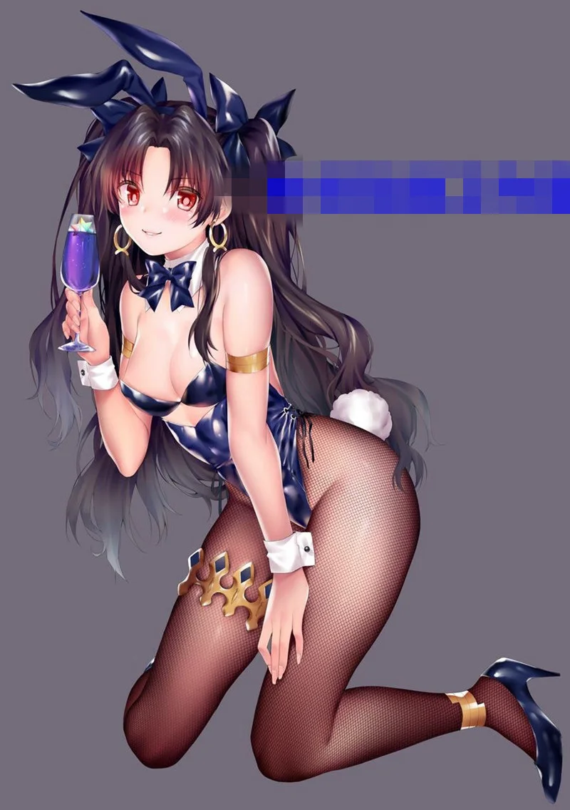 Tohsaka Rin FGO костюм для косплея Fate/Grand Order art fan bunny комбинезон сексуальный |