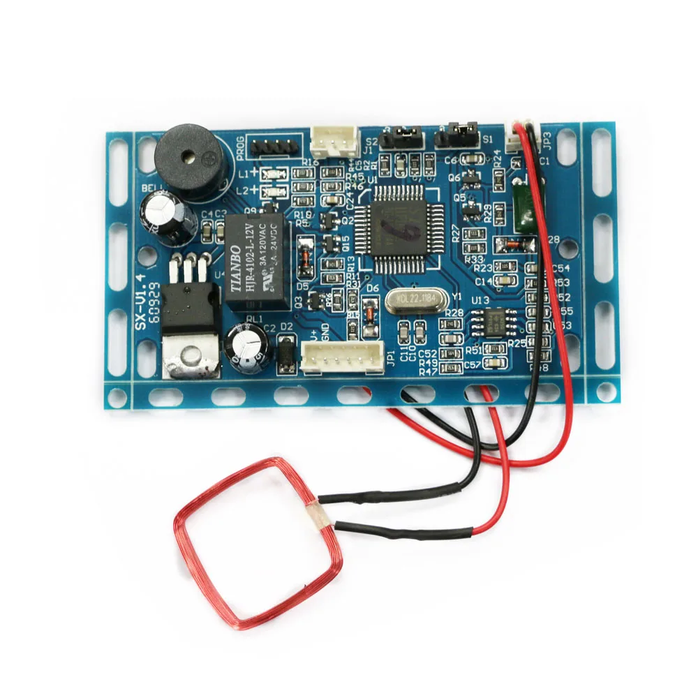 No include keyfob 125 кГц RFID EM/ID встроенный дверной контроль доступа RFID Близость система контроля допуска к двери здания домофон модуль - Цвет: No include keyfob