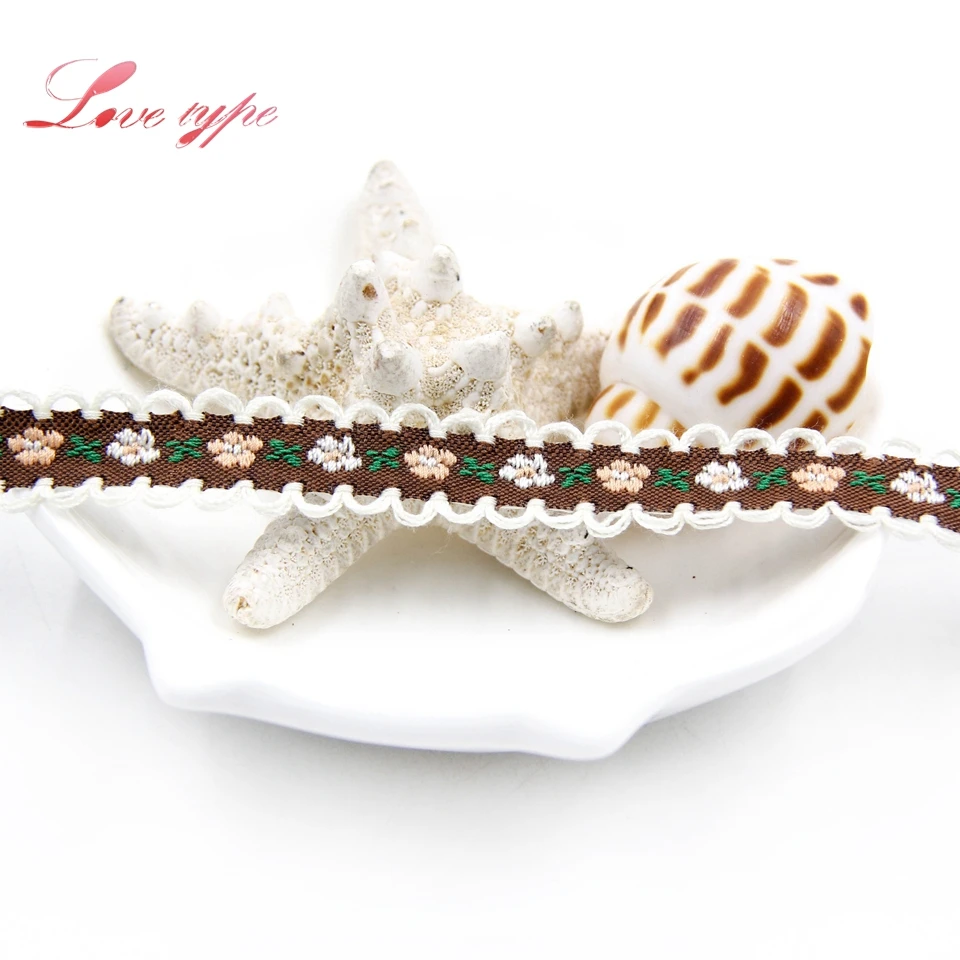5rard/Lot Folk Custom Polyester Cotton Material Lace Ribbon For Home Decoration Accessories DIY Sewing Wedding Handmade Supplies | Дом и сад
