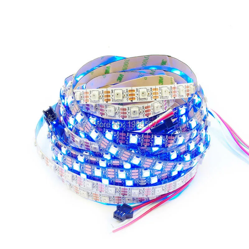 DC5V WS2812B Светодиодные ленты WS2812 цифровой RGB пикселей Дисплей DIY WS2811 Рождество ТВ