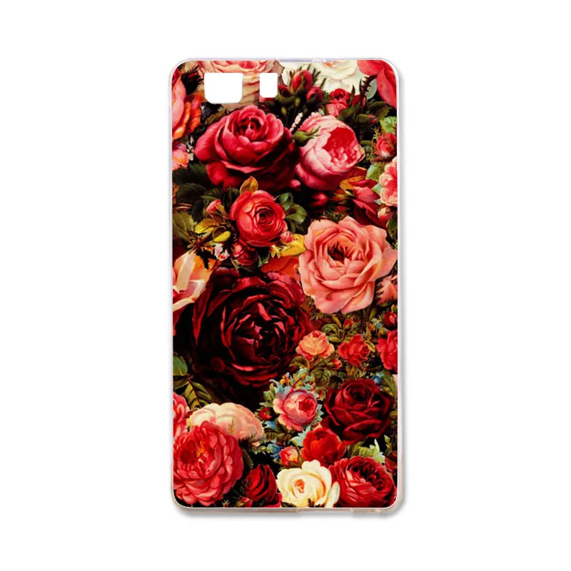 C046 TPU чехол s Для Doogee X5 Pro X5S, силиконовый чехол с цветочным рисунком, Бампер Для Doogee X5 X5Pro X5S, 5,0 дюймов, чехол для телефона, мягкие чехлы - Цвет: C046