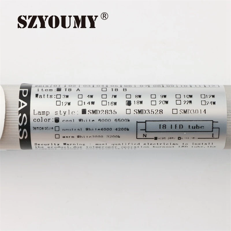 

SZYOUMY 30pcs 24W T8 G13 / R17D Led V Shaped Tube 4ft 1200mm 192 LEDS SMD 2835 85-265V Led Fluorescent Lighting Free FEDEX Drop