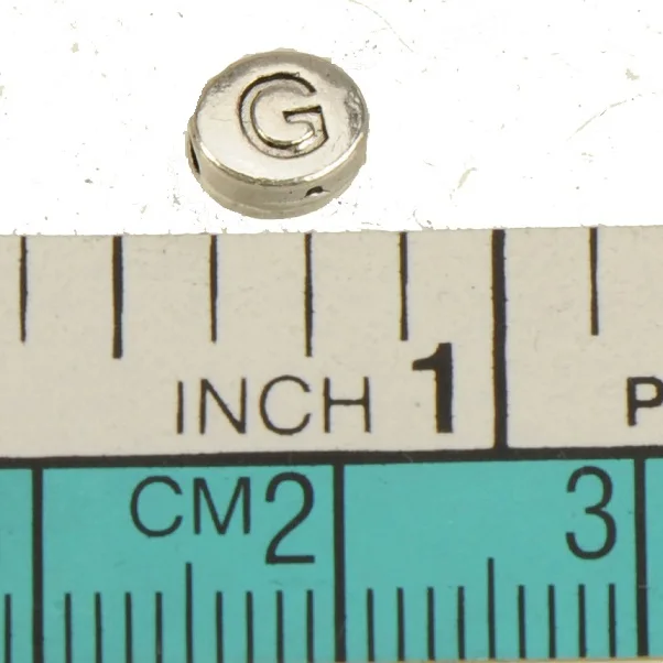 Буквы Бусины для изготовления ювелирных изделий Талисманы Браслеты ремесла DIY Oval