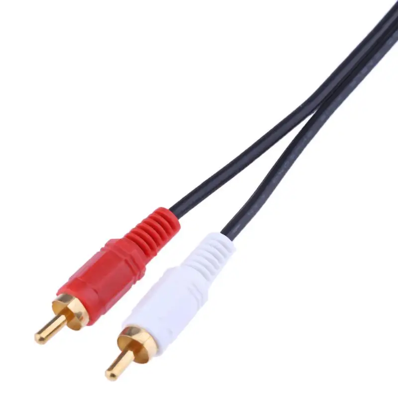 Аудиокабель с разъемом 1 5 м 3 мм 2RCA Lotus один точечный и два динамика аудиокабель